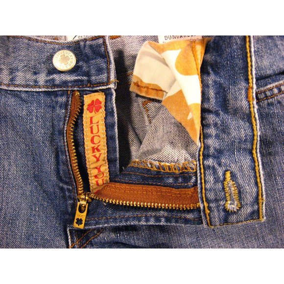 Lucky Brand Womans CUTOFF JEAN SHORTS W 32 Size 14 Hot Pants Daisy Dukes - Picture 4 of 8